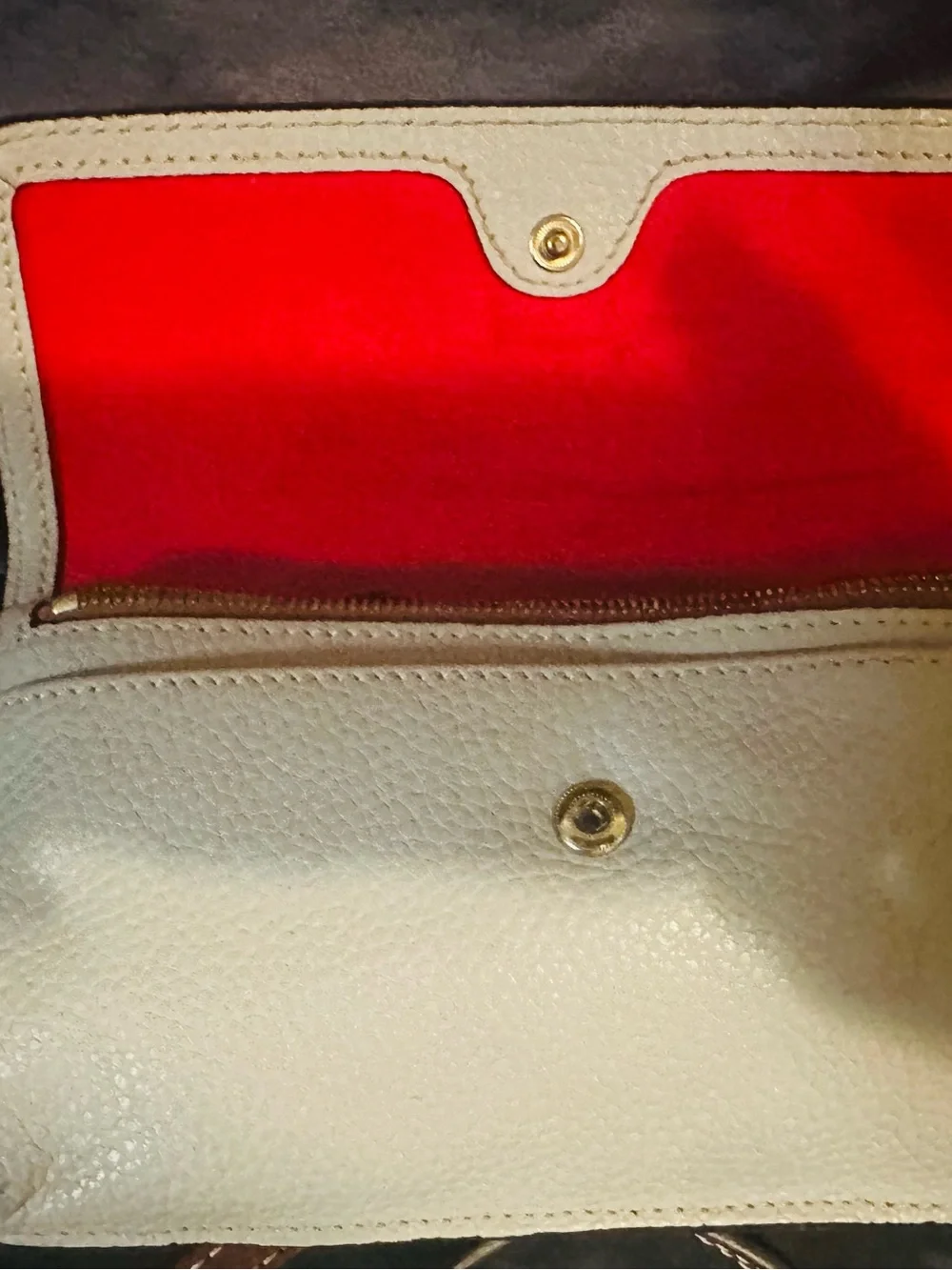 Dooney & Bourke Milly Pebble Grain Cream Crossbody bag